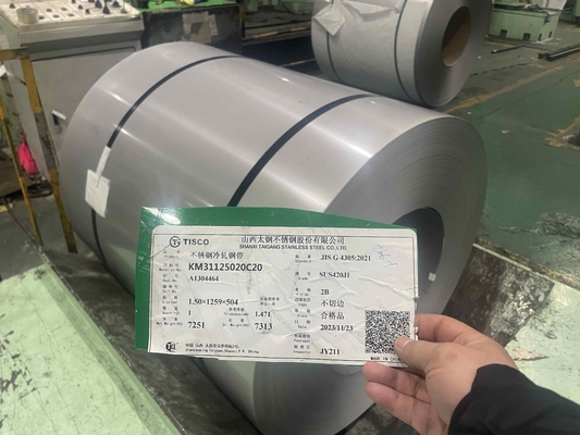 SUS420 Stainless Cold Rolled Steel Strip Sheet Coil Annealed 2B Surface